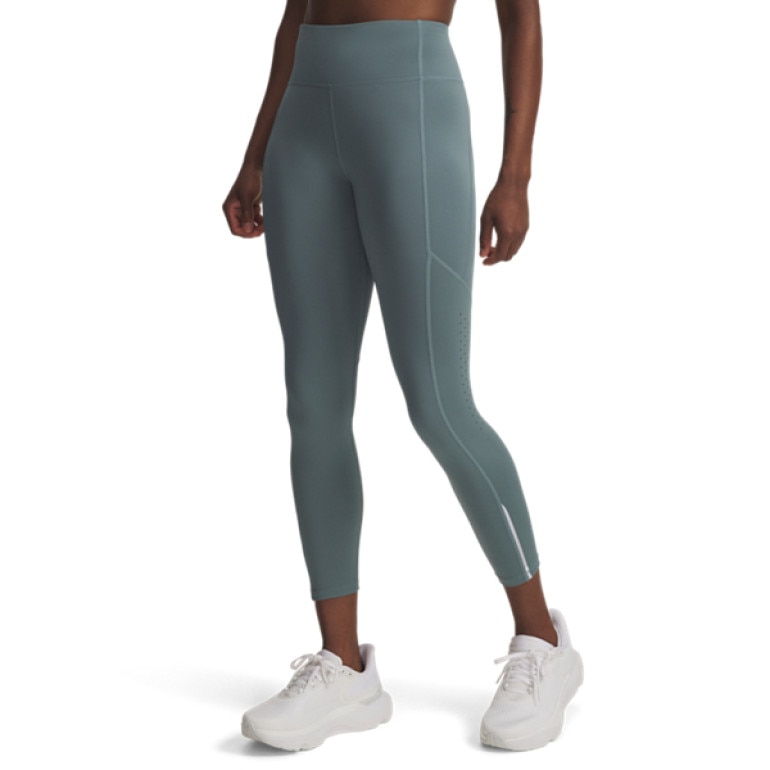 Damskie legginsy do biegania Under Armour UA Launch Ankle Tights - niebieskie
