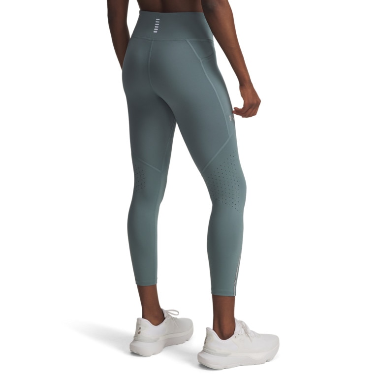 Damskie legginsy do biegania Under Armour UA Launch Ankle Tights - niebieskie