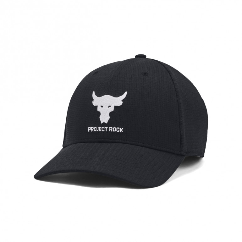 Męska czapka z daszkiem Under Armour Project Rock Trucker - czarna