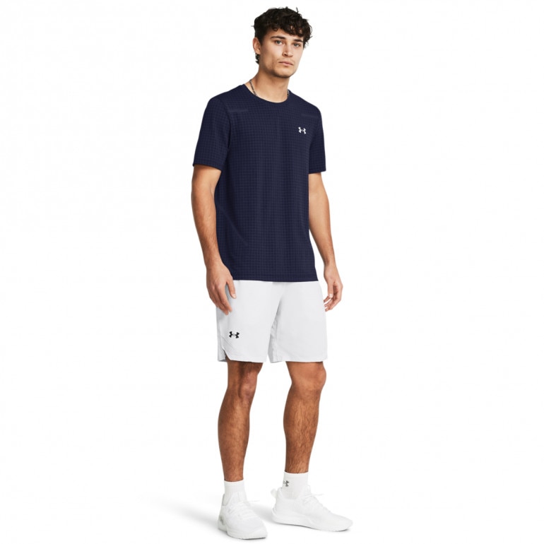 Męskie spodenki treningowe Under Armour UA Vanish Woven 8in Shorts - białe 