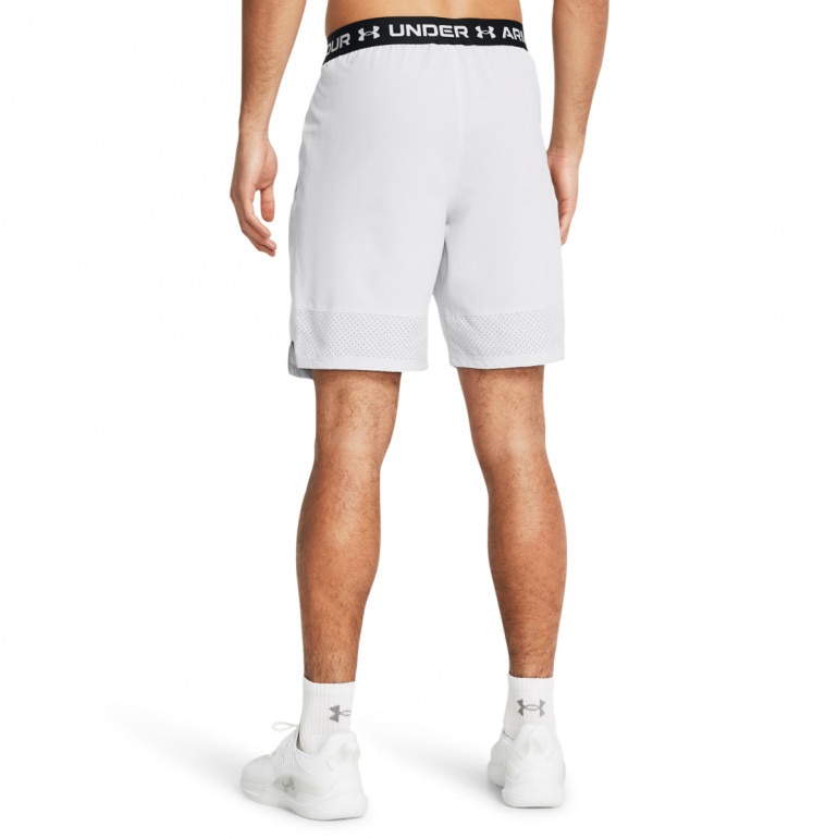 Męskie spodenki treningowe Under Armour UA Vanish Woven 8in Shorts - białe 