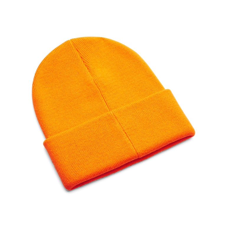 Męska czapka zimowa Under Armour UA Halftime Cuff - pomarańczowa