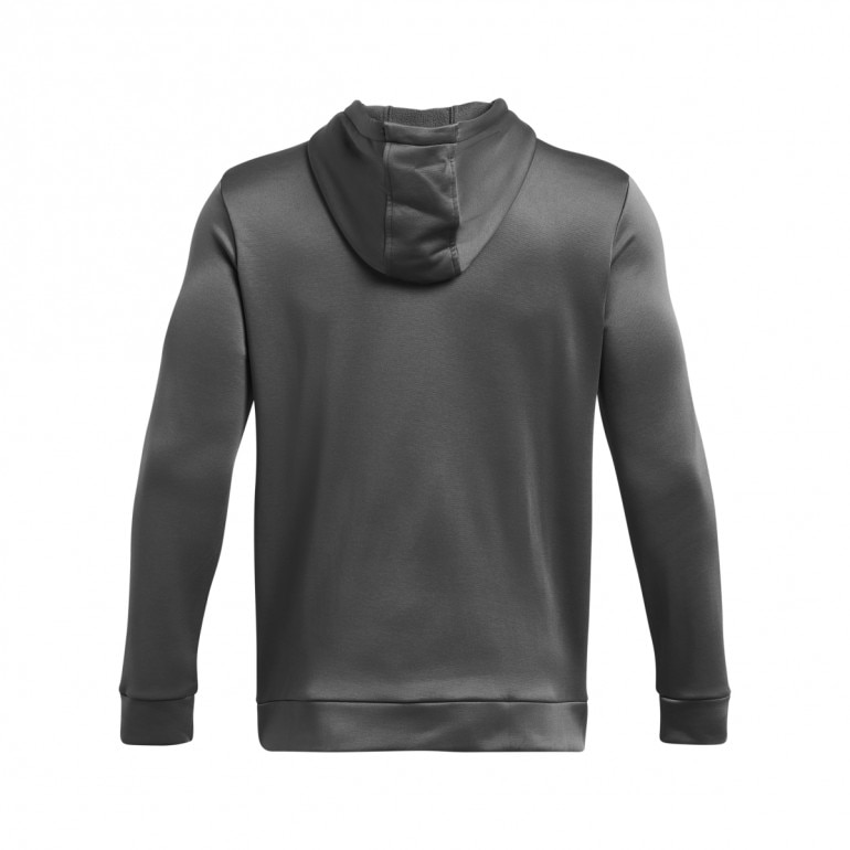 Męska bluza treningowa nierozpinana z kapturem Under Armour UA Armour Fleece Hoodie - szara