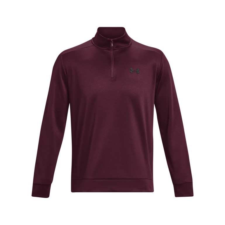 Męska bluza treningowa UNDER ARMOUR UA Armour Fleece 1/4 Zip - bordowa