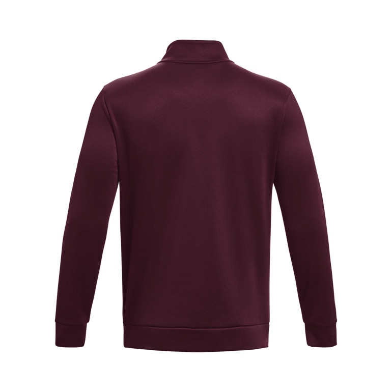 Męska bluza treningowa UNDER ARMOUR UA Armour Fleece 1/4 Zip - bordowa
