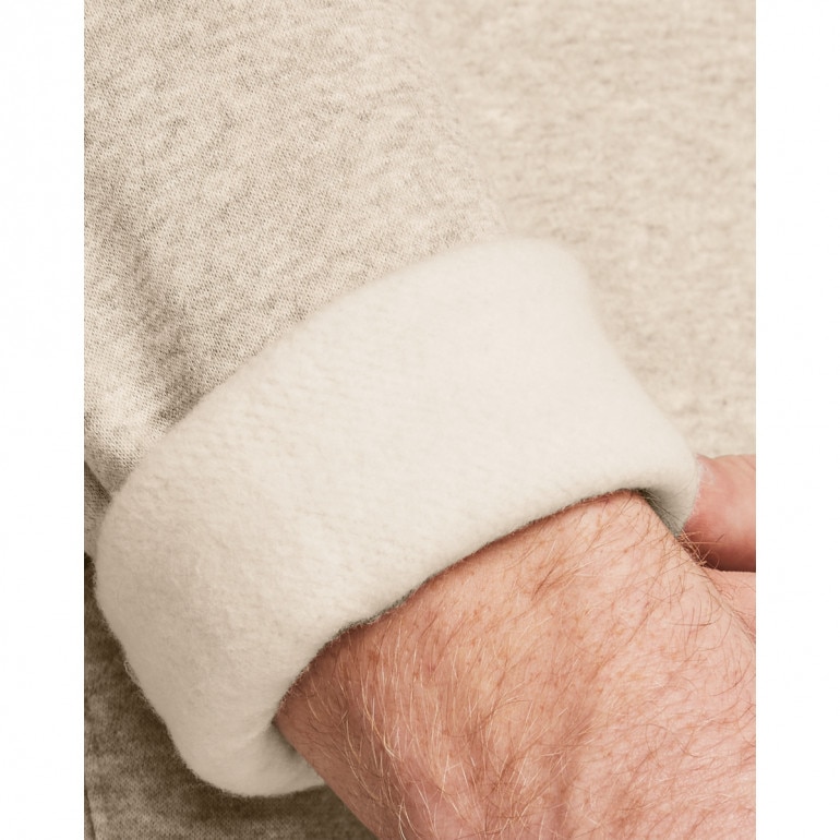 Męska bluza dresowa nierozpinana z kapturem Under Armour UA Icon Fleece Hoodie - beżowa