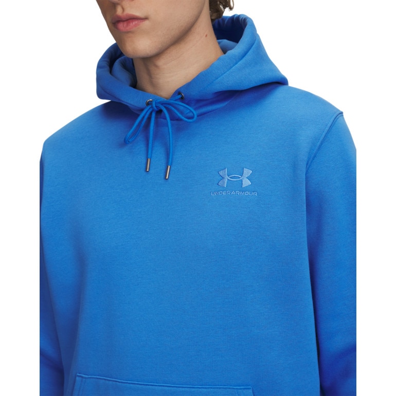 Męska bluza dresowa nierozpinana z kapturem Under Armour UA Icon Fleece Hoodie - niebieska