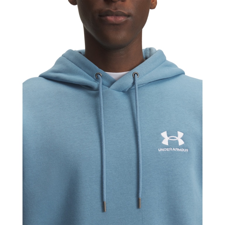 Męska bluza dresowa nierozpinana z kapturem Under Armour UA Icon Fleece Hoodie - niebieska