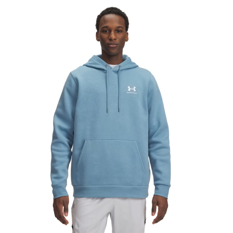 Męska bluza dresowa nierozpinana z kapturem Under Armour UA Icon Fleece Hoodie - niebieska