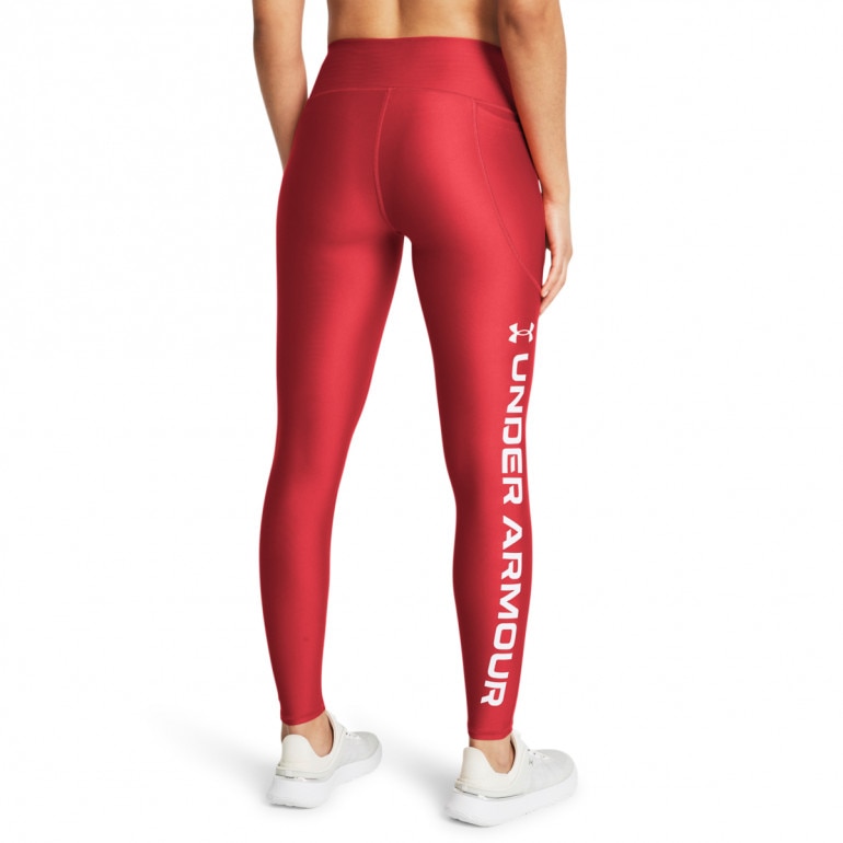 Damskie legginsy treningowe Under Armour Vanish Branded Legging - czerwone