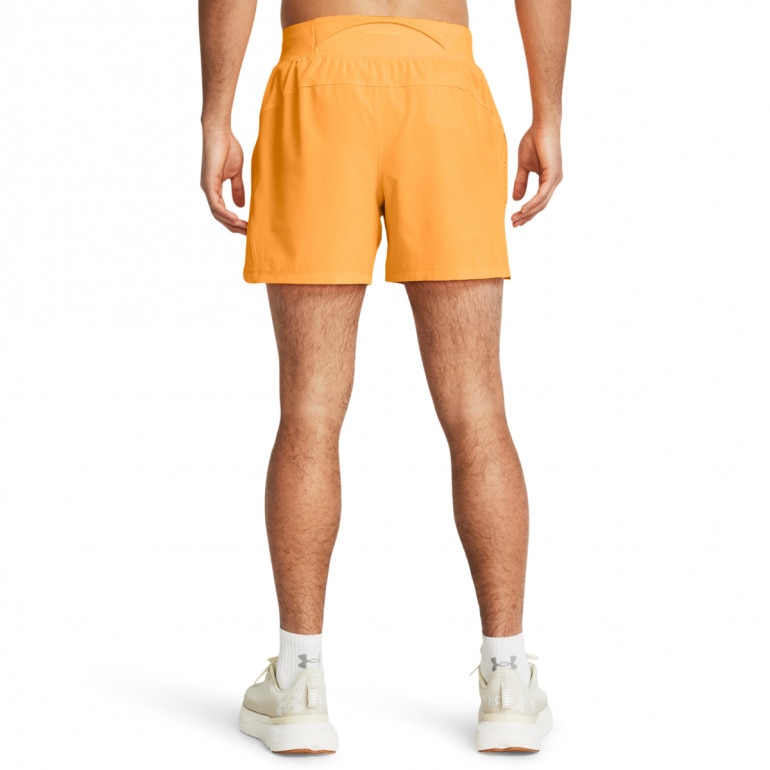 Męskie spodenki do biegania Under Armour UA Launch Pro 5'' Shorts - pomarańczowe
