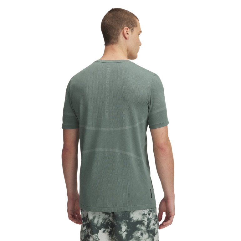 Męska koszulka treningowa Under Armour UA Vanish Elite Seamless SS - zielona