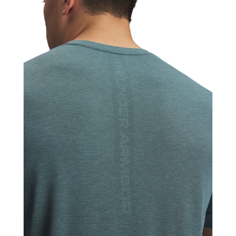 Męska koszulka treningowa Under Armour UA Vanish Elite Seamless SS - niebieska