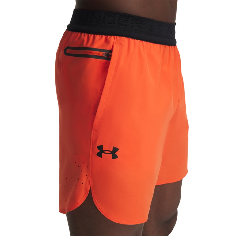 Męskie spodenki treningowe Under Armour UA Vanish Elite Short - pomarańczowe