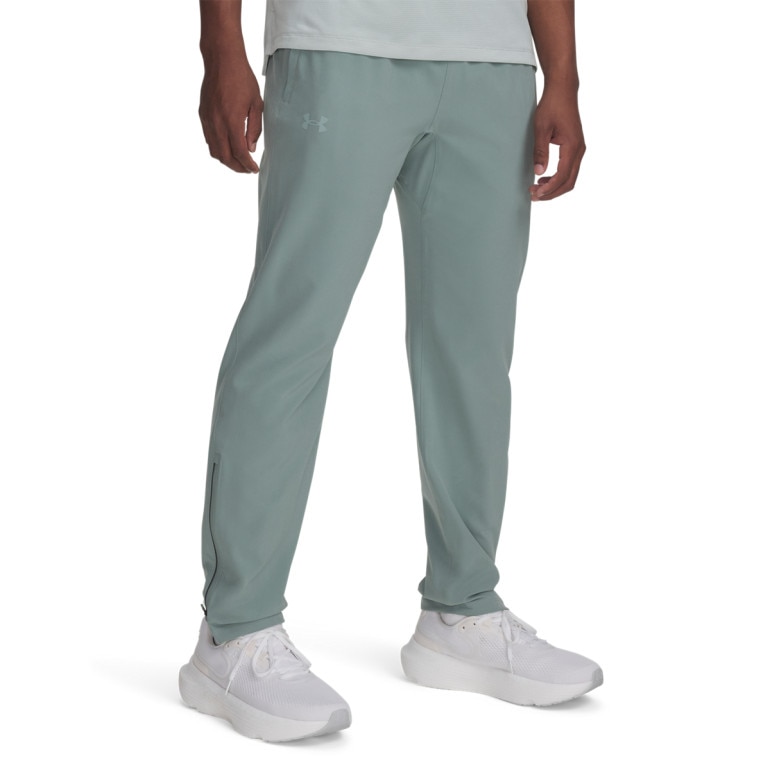 Męskie spodnie do biegania Under Armour UA OutRun the Storm Pants - zielone
