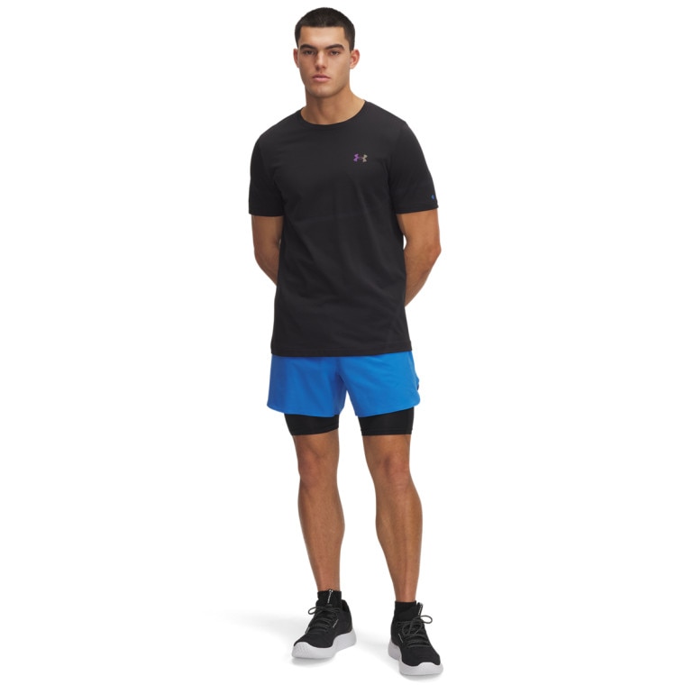 Męskie spodenki treningowe Under Armour UA Vanish Elite 2in1 Short - niebieskie