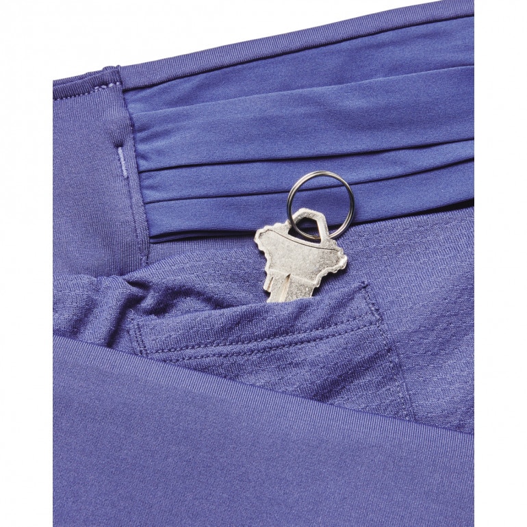 Męskie spodenki do biegania Under Armour Launch Pro 7'' Printed Short - fioletowe