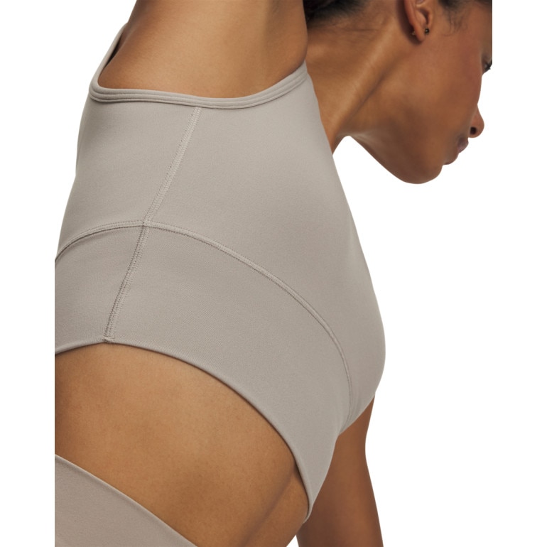 Damski top treningowy Under Armour Meridian Fitted Crop Tank - beżowy