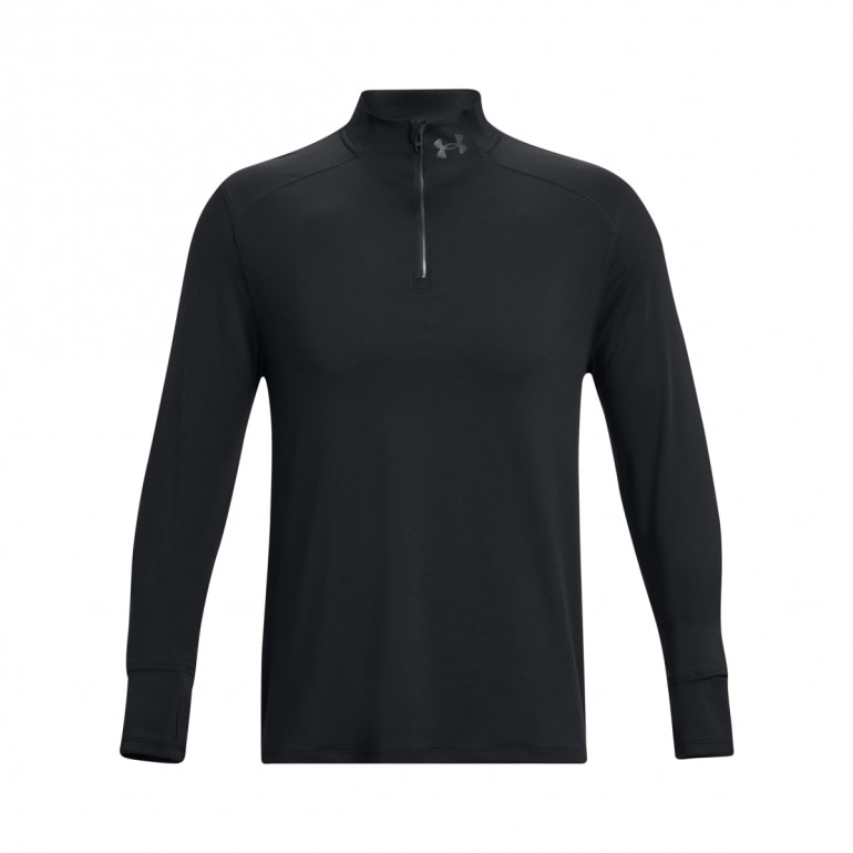 Męski longsleeve do biegania Under Armour UA Launch Pro 1/4 Zip - czarny