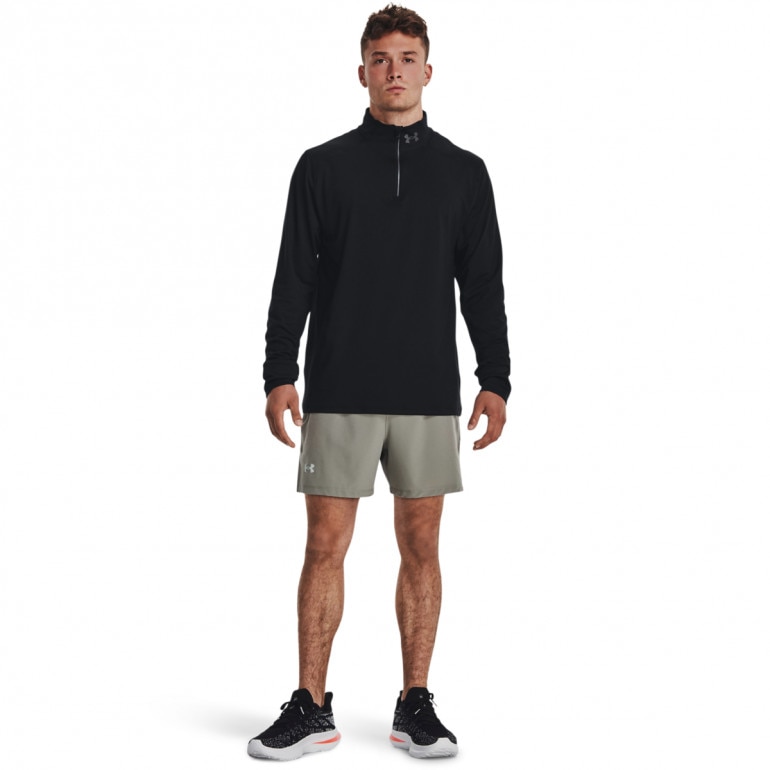 Męski longsleeve do biegania Under Armour UA Launch Pro 1/4 Zip - czarny