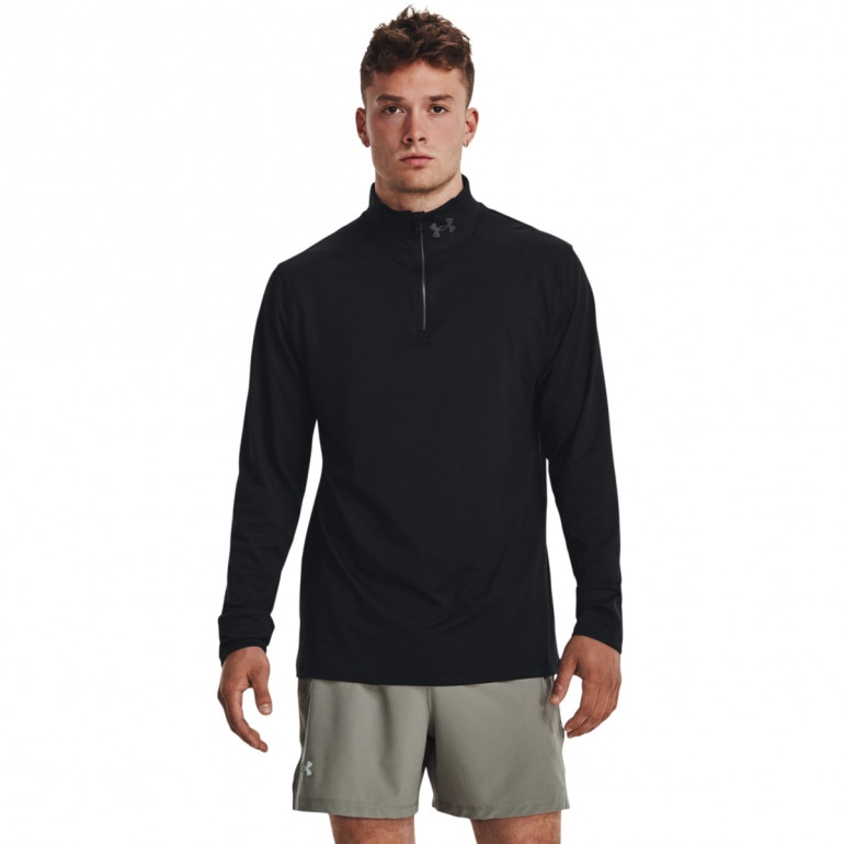 Męski longsleeve do biegania Under Armour UA Launch Pro 1/4 Zip - czarny