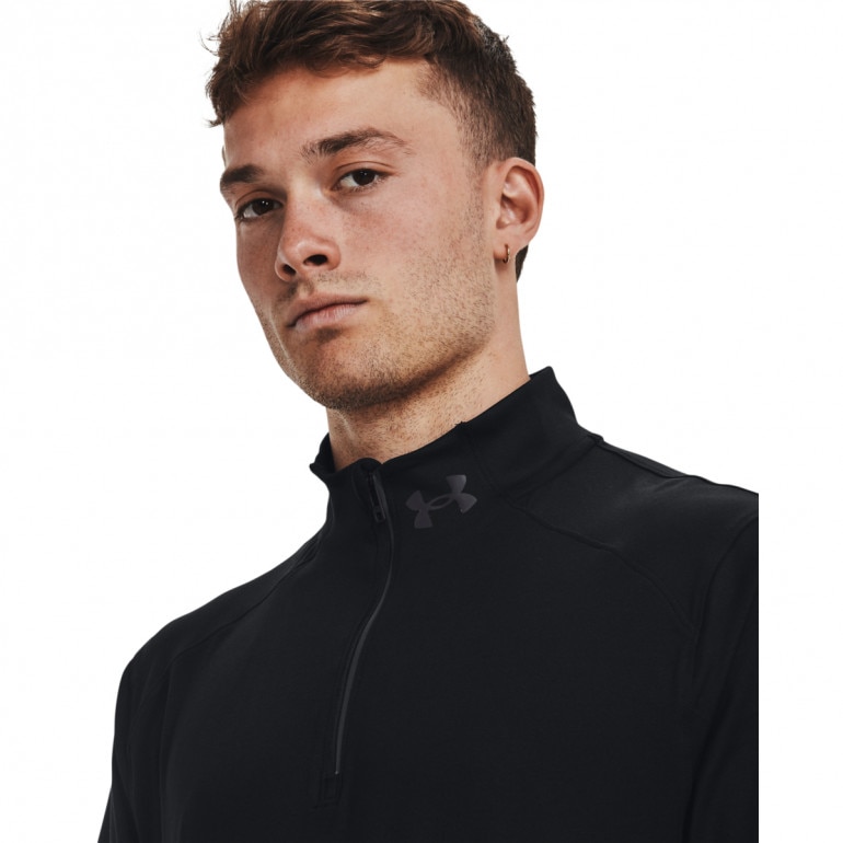 Męski longsleeve do biegania Under Armour UA Launch Pro 1/4 Zip - czarny