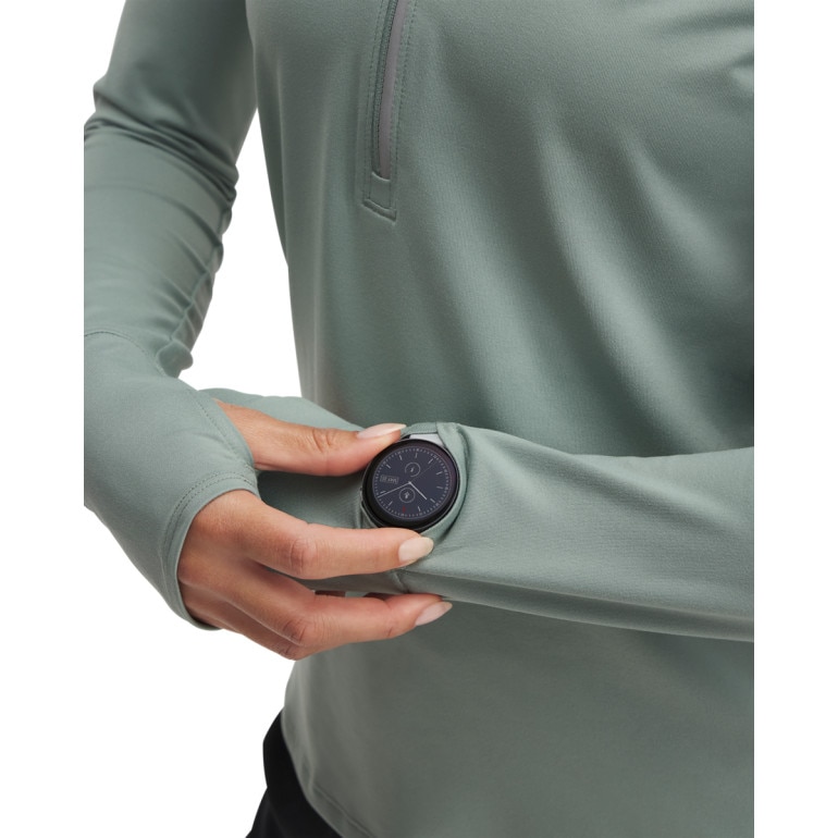 Damska bluza do biegania nierozpinana bez kaptura Under Armour UA Launch Pro Half Zip - zielona