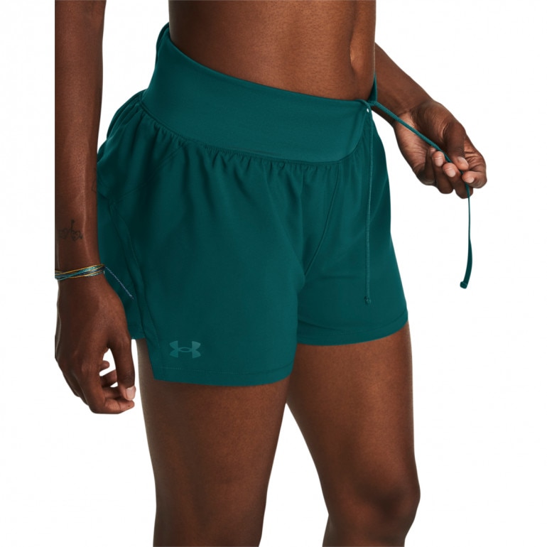 Damskie spodenki do biegania Under Armour UA Launch Pro 3'' Shorts - zielone