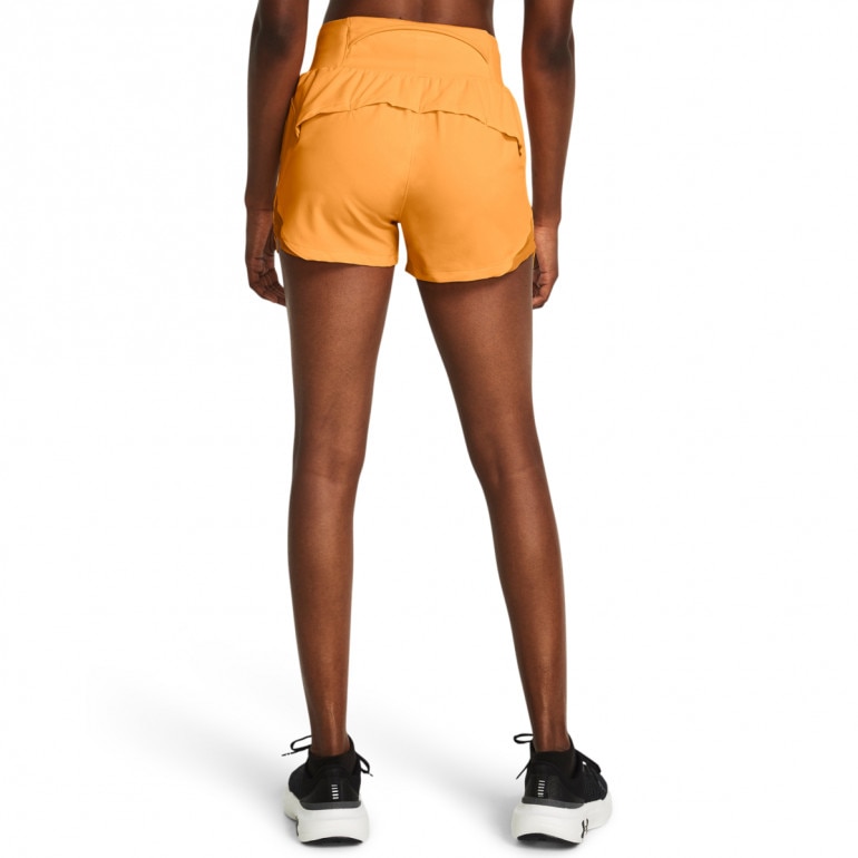 Damskie spodenki do biegania Under Armour UA Launch Pro 3'' Shorts - pomarańczowe