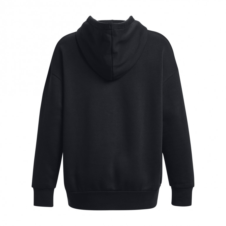 Damska bluza dresowa nierozpinana z kapturem Under Armour UA Icon Fleece OS Hoodie - czarna