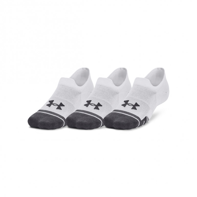 Skarpetki stopki treningowe uniseks (3-pack) Under Armour UA Performance Tech ULT - białe