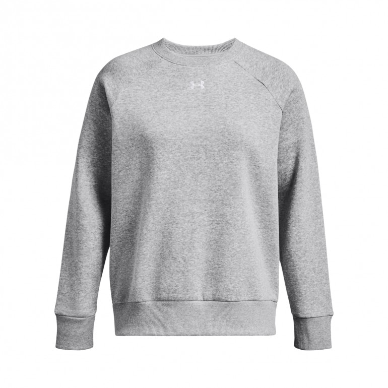 Damska bluza dresowa nierozpinana bez kaptura Under Armour Rival Fleece Crew - szara