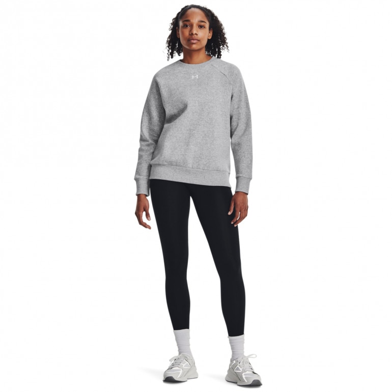 Damska bluza dresowa nierozpinana bez kaptura Under Armour Rival Fleece Crew - szara