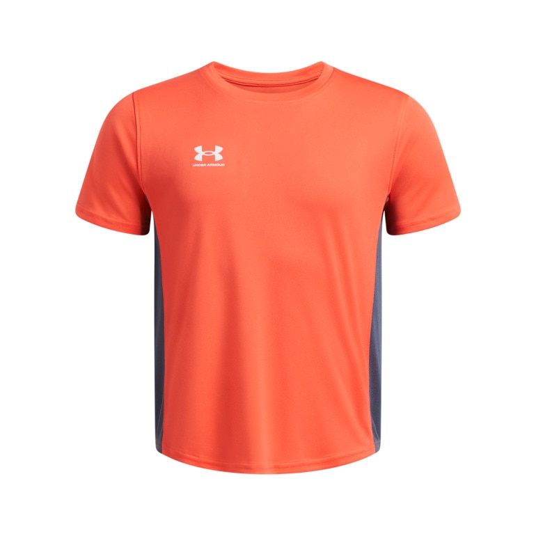 Chłopięca koszulka treningowa Under Armour UA B's Challenger Train SS - pomarańczowa
