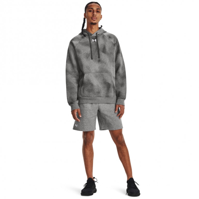 Męskie spodenki dresowe Under Armour UA Rival Fleece Shorts - szare