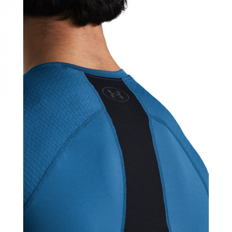 Męska koszulka treningowa Under Armour UA SmartForm Rush 2.0 SS Nov - niebieska