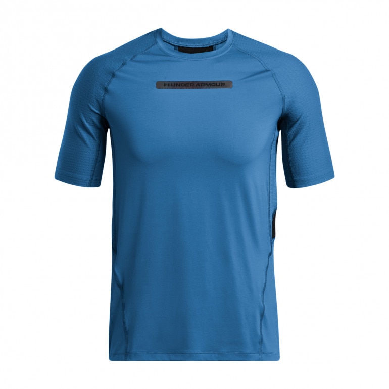 Męska koszulka treningowa Under Armour UA SmartForm Rush 2.0 SS Nov - niebieska