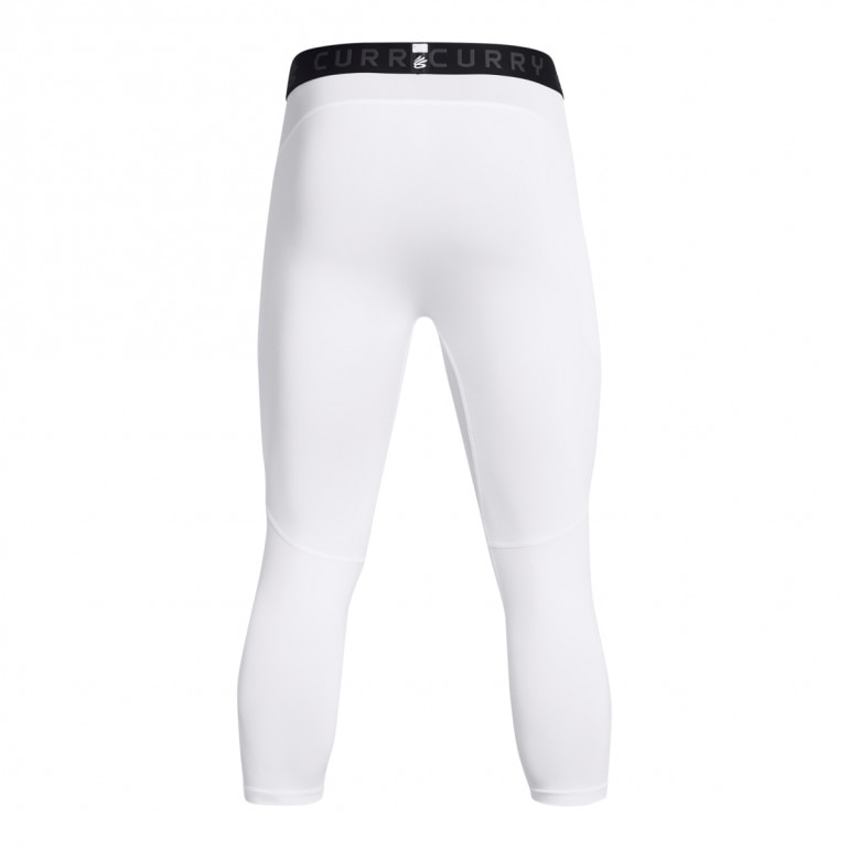 Męskie legginsy treningowe 3/4 Under Armour Curry Brand - białe