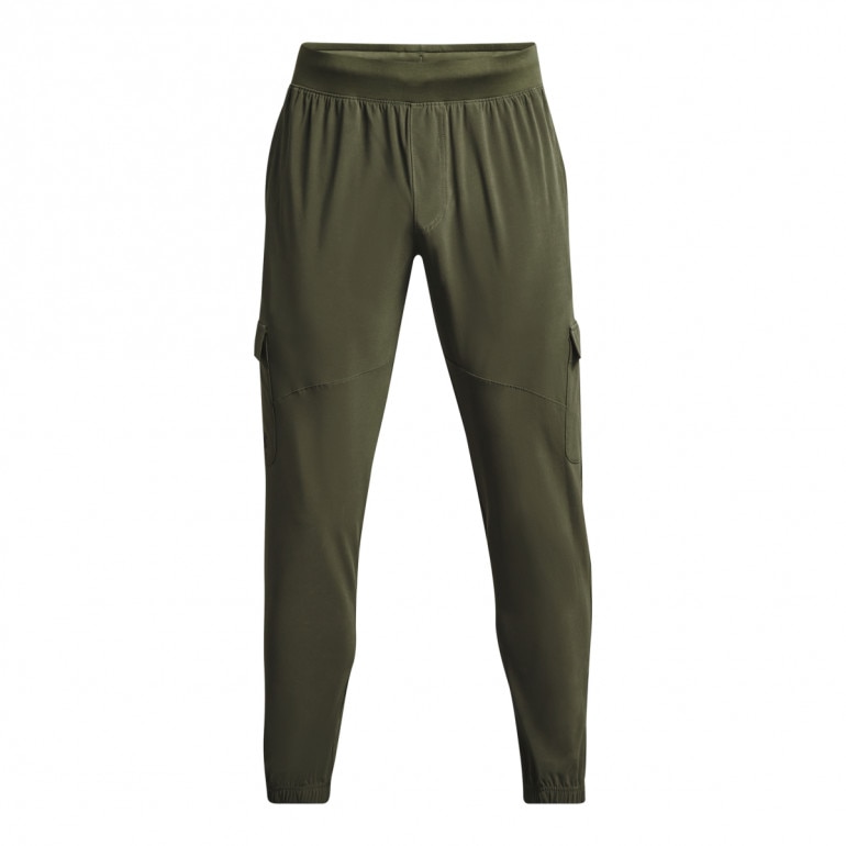 Męskie spodnie treningowe Under Armour UA Stretch Woven Cargo Pants - khaki