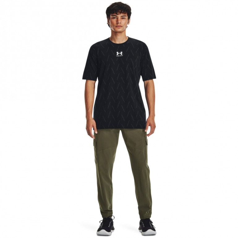 Męskie spodnie treningowe Under Armour UA Stretch Woven Cargo Pants - khaki