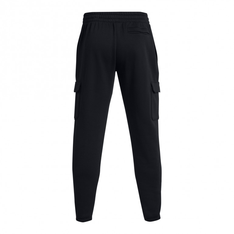 Męskie spodnie dresowe Under Armour UA Icon Fleece Cargo Pant - czarne