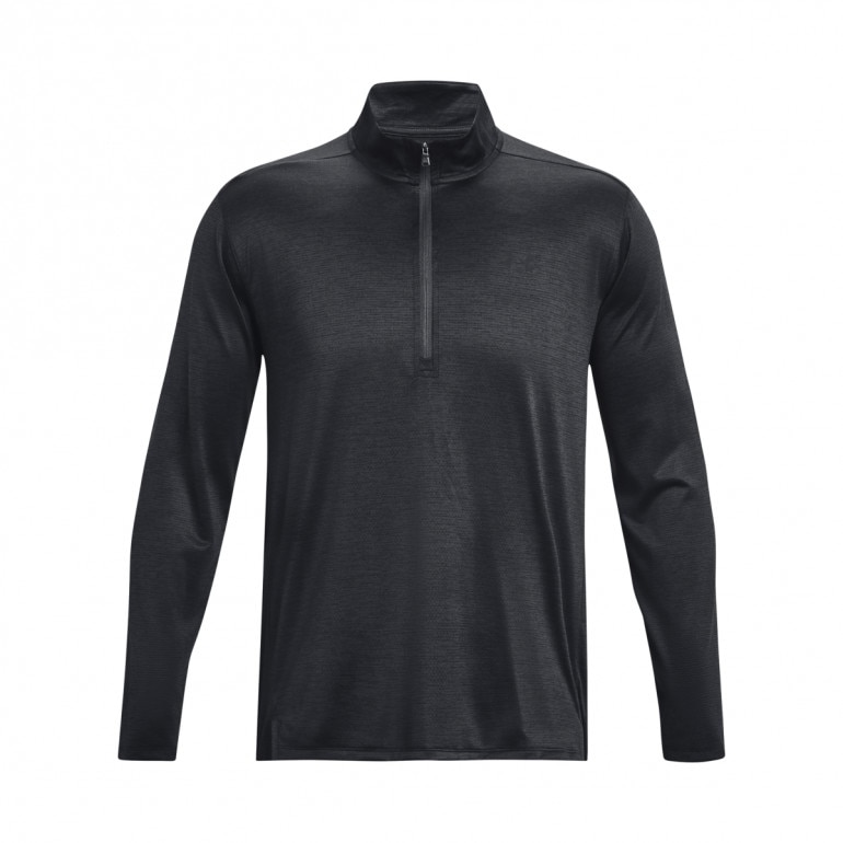 Męski longsleeve treningowy Under Armour UA Tech Vent 1/2 Zip - czarny