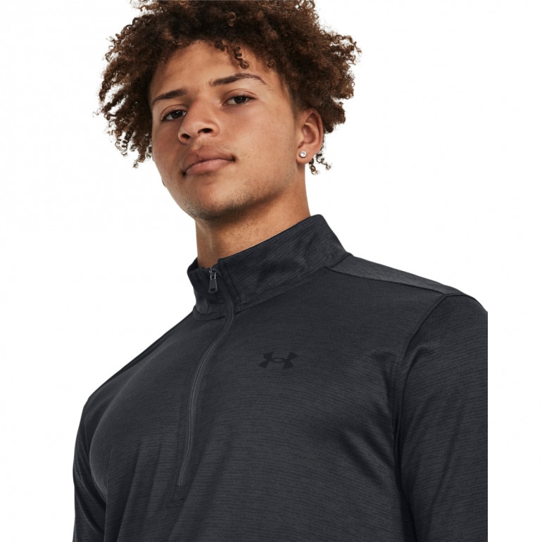Męski longsleeve treningowy Under Armour UA Tech Vent 1/2 Zip - czarny