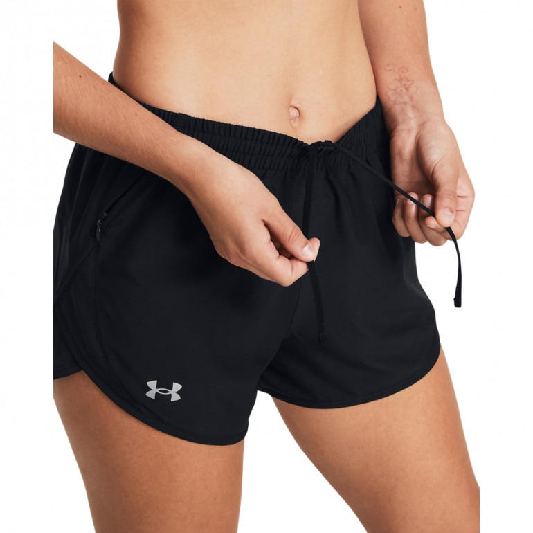 Damskie spodenki do biegania Under Armour UA Fly By 3'' Shorts - czarne