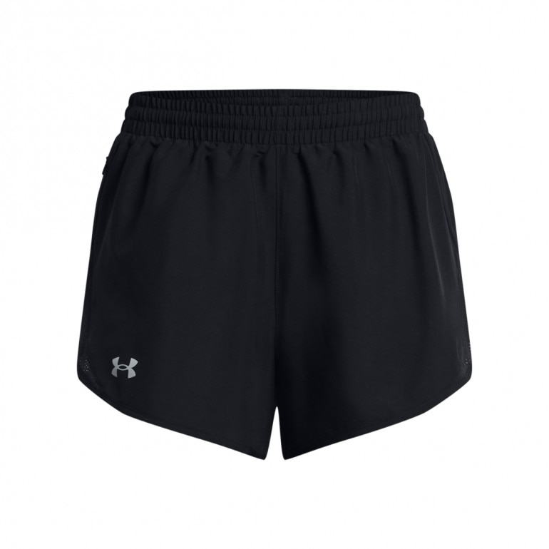 Damskie spodenki do biegania Under Armour UA Fly By 3'' Shorts - czarne
