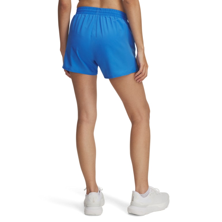 Damskie spodenki do biegania Under Armour UA Fly By 3'' Shorts - niebieskie