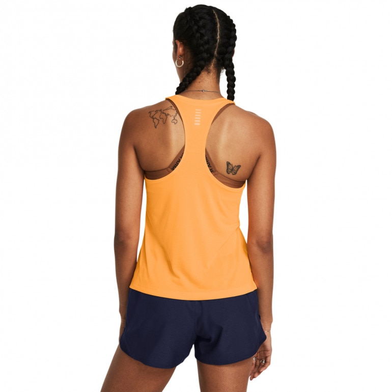 Damski top do biegania Under Armour UA Streaker Singlet - pomarańczowy
