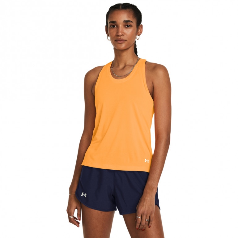 Damski top do biegania Under Armour UA Streaker Singlet - pomarańczowy