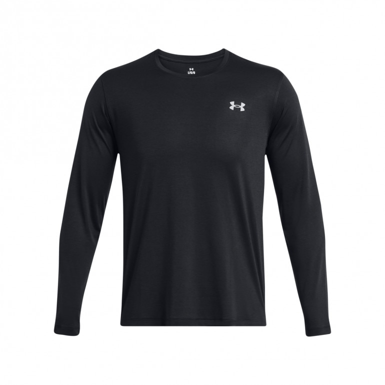 Męski longsleeve do biegania Under Armour UA Launch Longsleeve - czarny