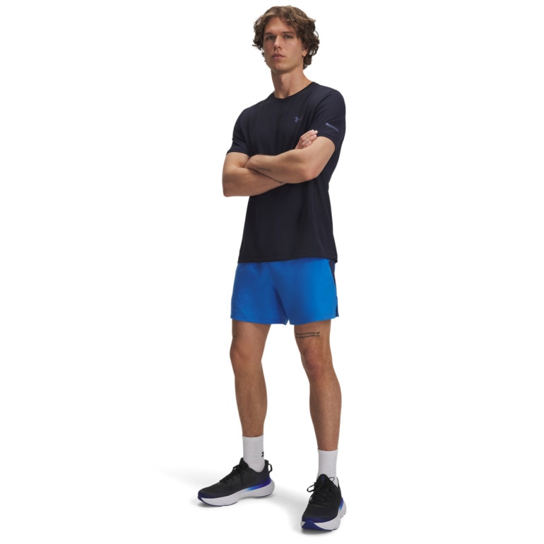 Męskie spodenki do biegania Under Armour UA Launch 5'' Short - niebieskie